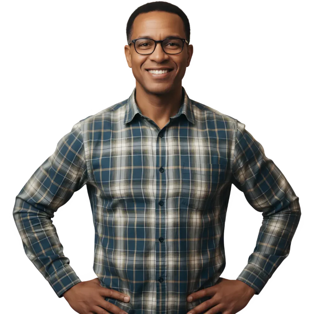 Profissional apresentando os projetos da Golts Agência de Criação de Sites Profissionais.